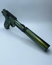 Load image into Gallery viewer, ASG AAP-01 Airsoft (Green Chameleon) w/ Green Suppressor
