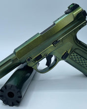 Load image into Gallery viewer, ASG AAP-01 Airsoft (Green Chameleon) w/ Green Suppressor
